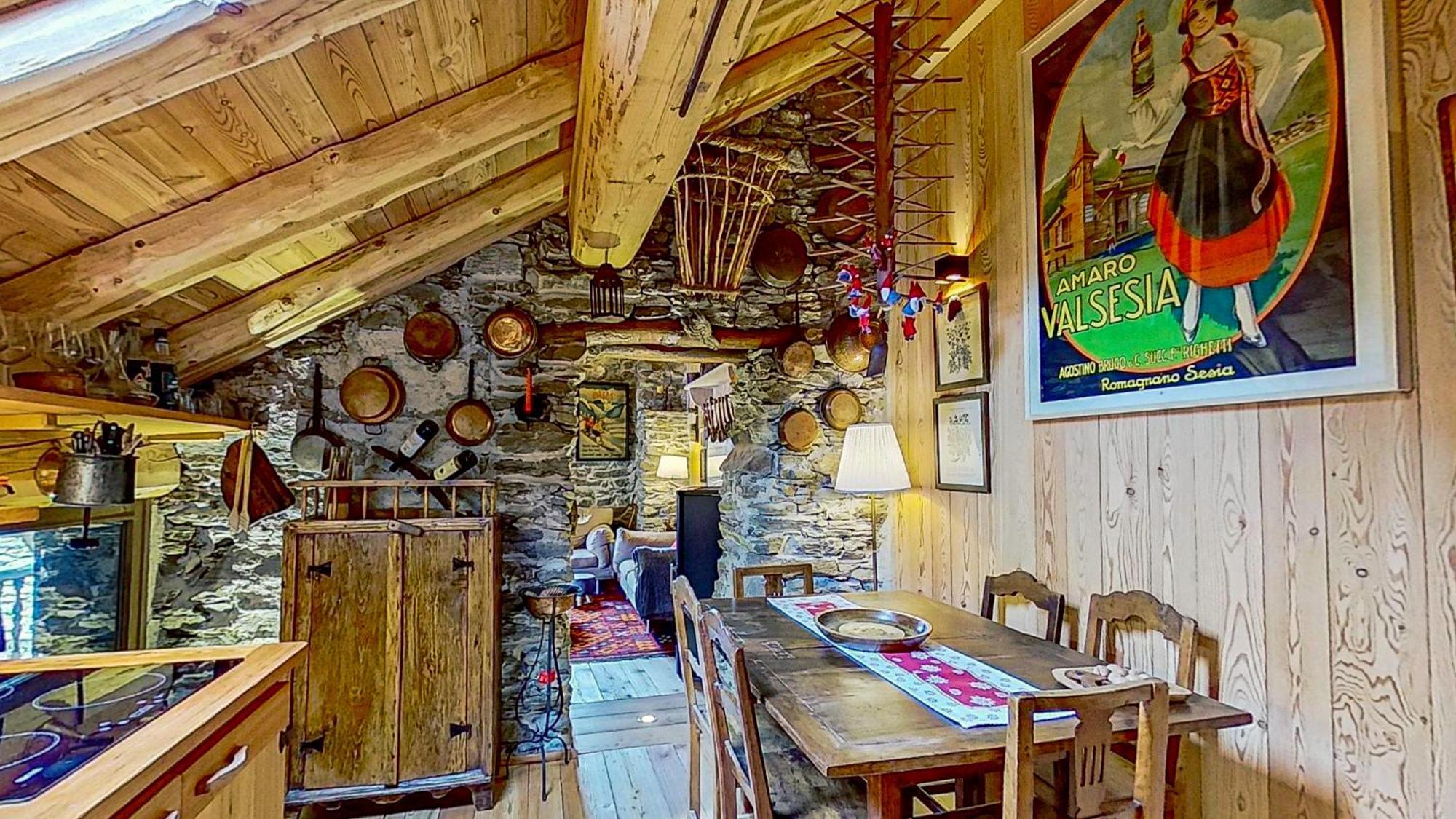 Ca' Scocc, Antica Casa Di Montagna In Valsesia Villa Mollia ภายนอก รูปภาพ
